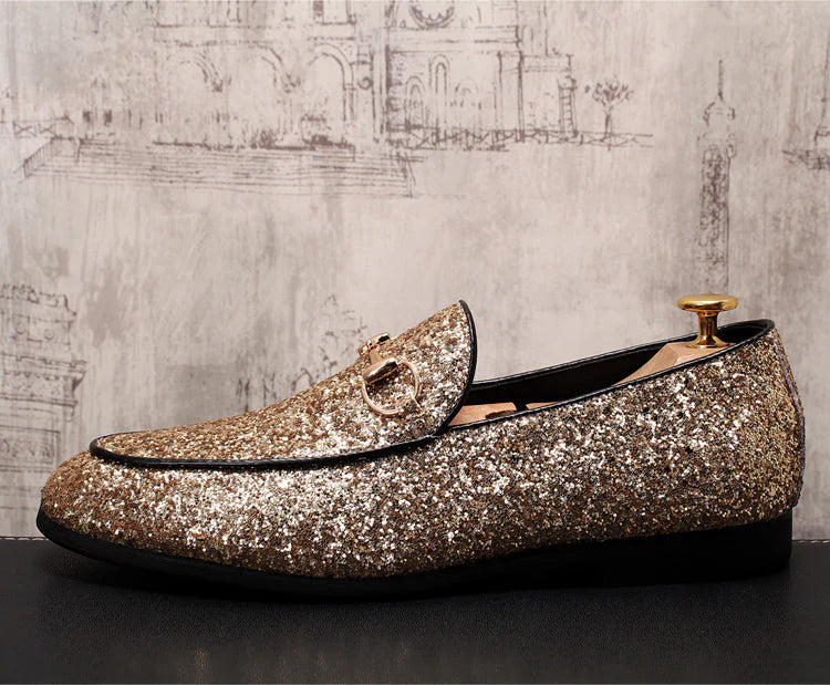 Fashion Sequin Loafers